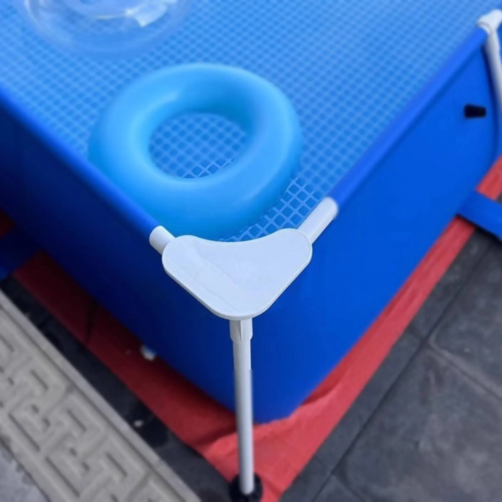 Pool Frame Corner Bracket Replacement Easy to Install Pool Frame Part Practical Support for Metal Frame Pools Swimming Pools