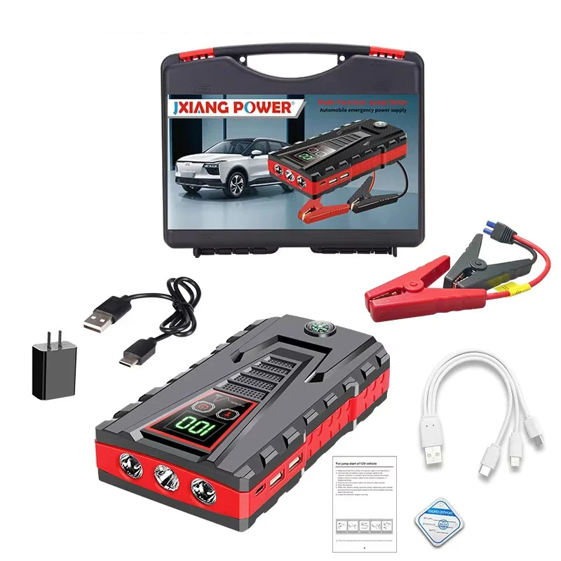 6000mAh Auto Startkabelsysteem 12V Sterke Draagbare Powerbank Accu-oplader Systeem Start Booster