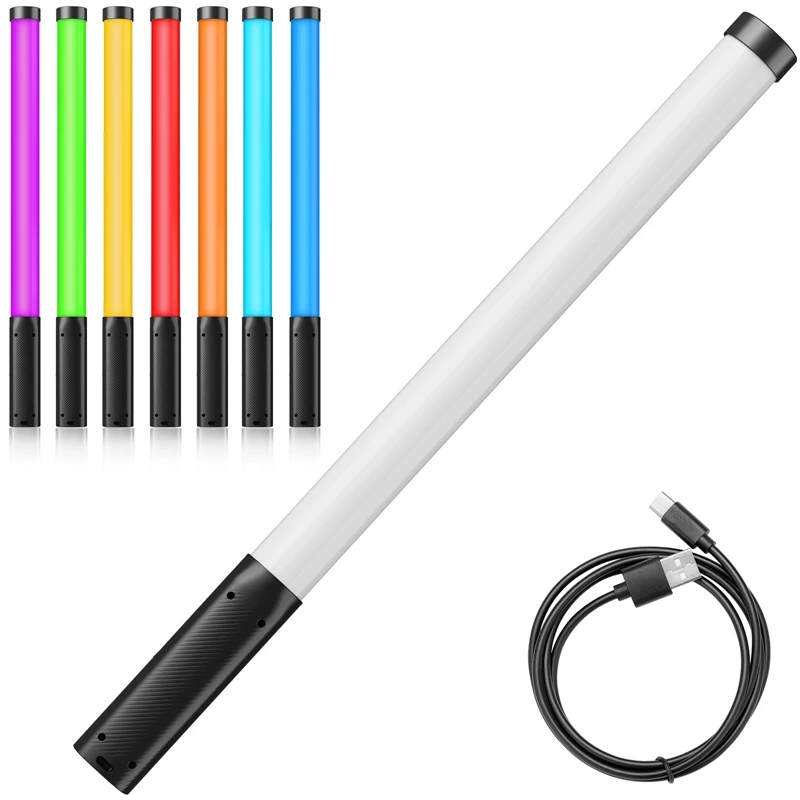 Ulanzi Vl119 Rgb Handheld Stick Licht Wand Buis Led Video Licht Cri 95 + 2500K-9000K 2000Mah Fotografie Verlichting Vul Lamp