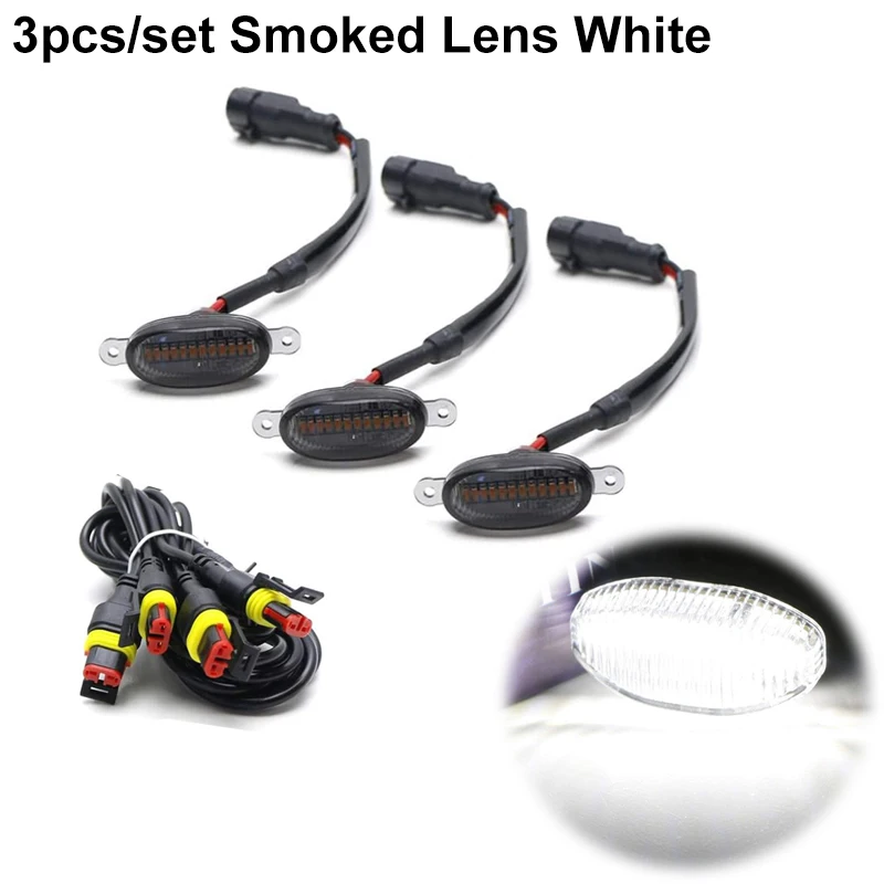 3PC Smoked  White