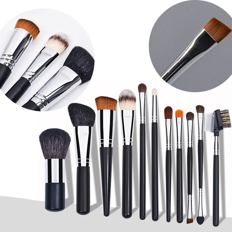 Eyeliner Smudge Brush Precision Smudge Makeup Brush Horse Hair Eye shadow Smudge Brush Small Smoky Liner Makeup Brush Tools