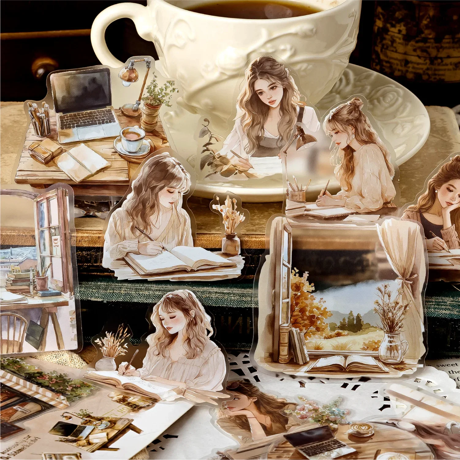 40 pcs/lot Kawaii papeterie autocollants le manuel des femmes bricolage indésirable Journal papier autocollants planificateur décoratif Mobile autocollants