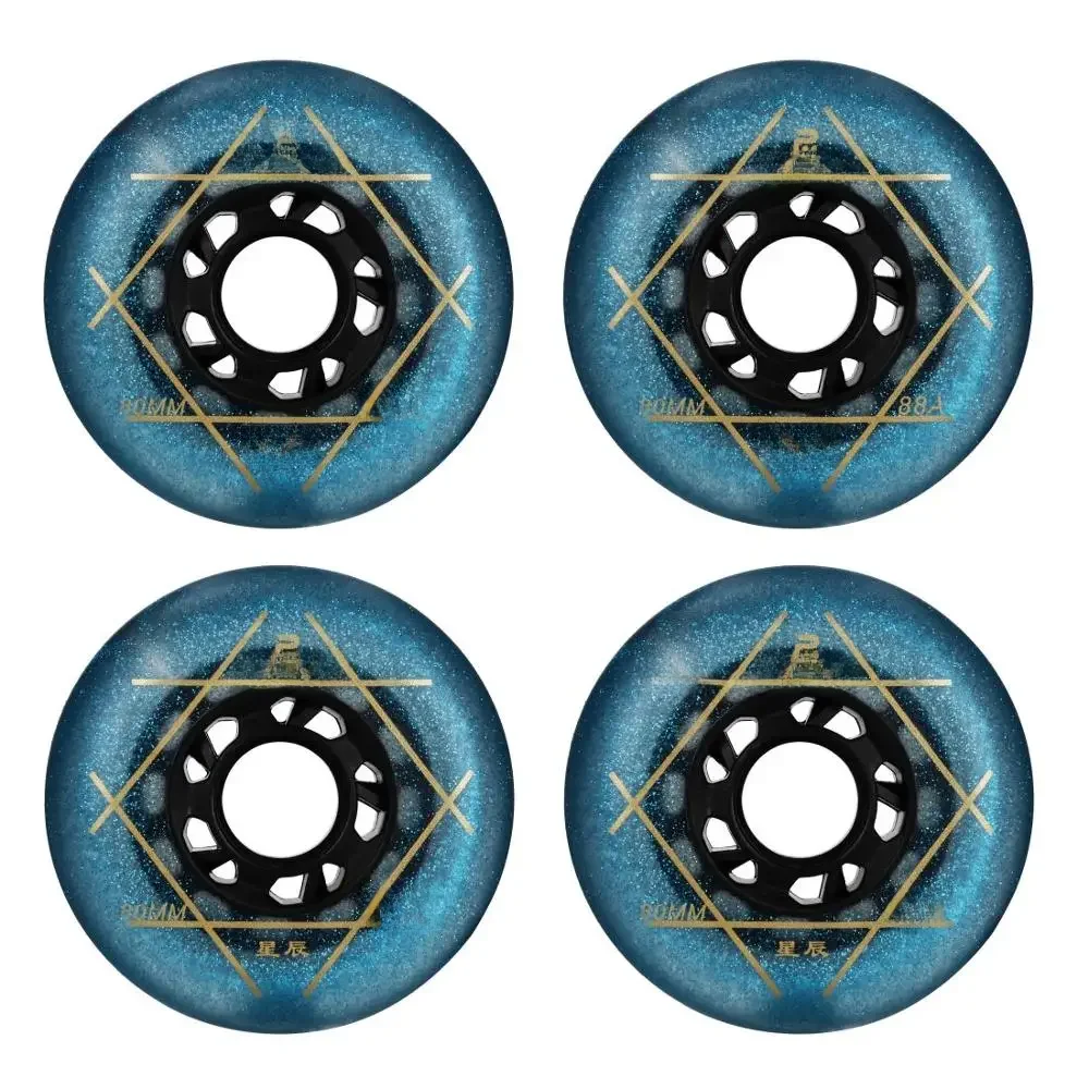 SzBlaZe 88A PU odporne na zużycie łyżworolki (zestaw 4 szt.) 72mm 76mm 80mm koła do deskorolki deskorolka Wave Board — zdjęcie 2