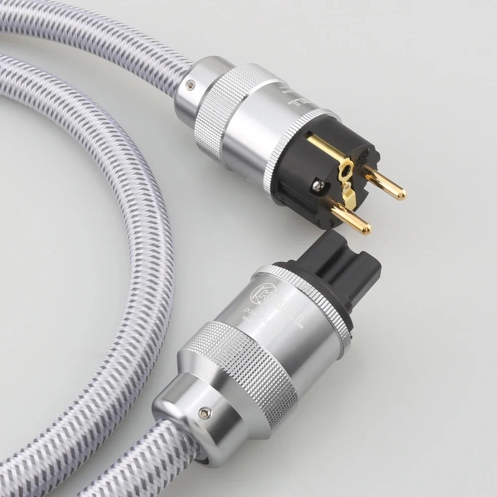 Wysokiej jakości przewód zasilający JP Krell Hifi US/ EU/ AU AC Audiophile Power Cable Hi Fi Schuko Cable High Quality New — zdjęcie produktu 7