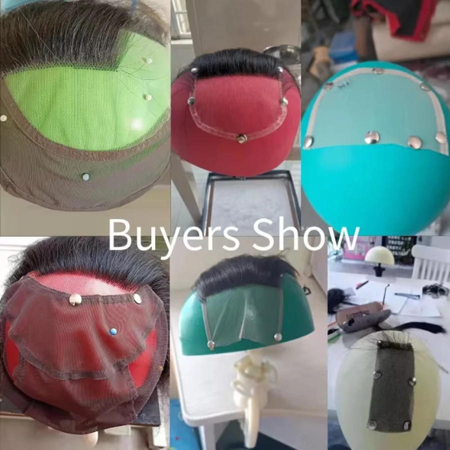 Half Wig Head for Lace Wig Making ABS Material Mannequin Head for Ventilating Human Hair Closure And Frontal view 6