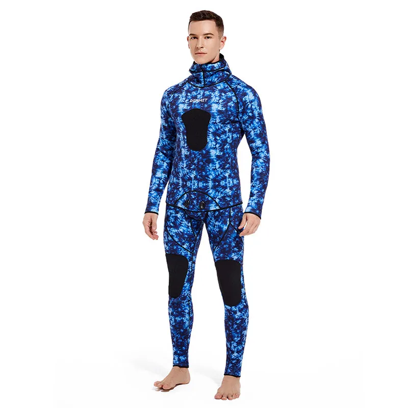 Oulylan 3MM Neoprene Wetsuit Men Surf Scuba Diving Suit Underwater  Spearfishing Kitesurf Clothing Camouflage Wet Suit Equipment