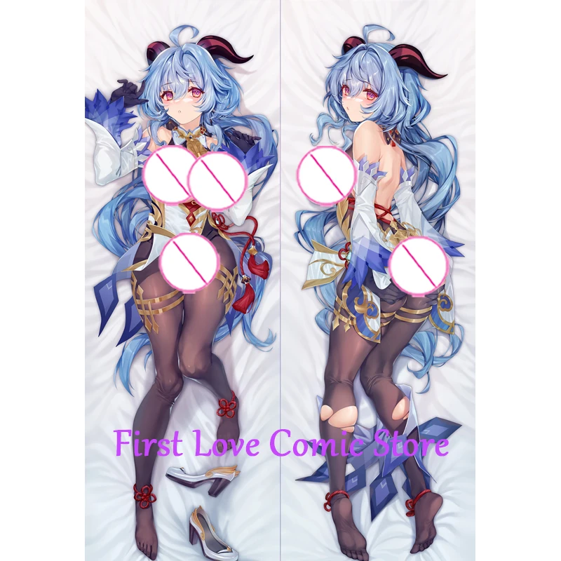 

Dakimakura Anime Pillow Case Ganyu Pillow Cover Halloween Christmas Decoration 2023