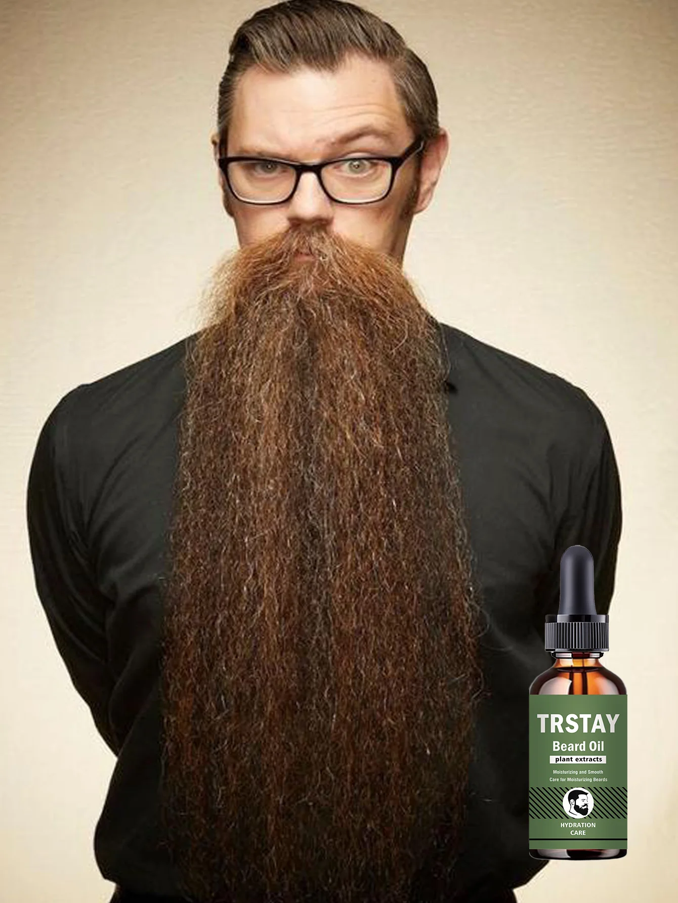 Premium Beard Oil for Men Moisturize and Strengthen Hair Strands Promotes Healthy Growth Reduces Frizz for Dense Appearance Easy - Image 3