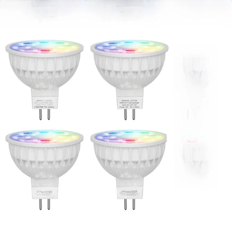 Miboxer 4W MR16 RGB+CCT LED-spotlamp (2700-6500K) WiFi Smart FUT104 DC12V + 2.4G RF draadloze afstandsbediening - afbeelding 2