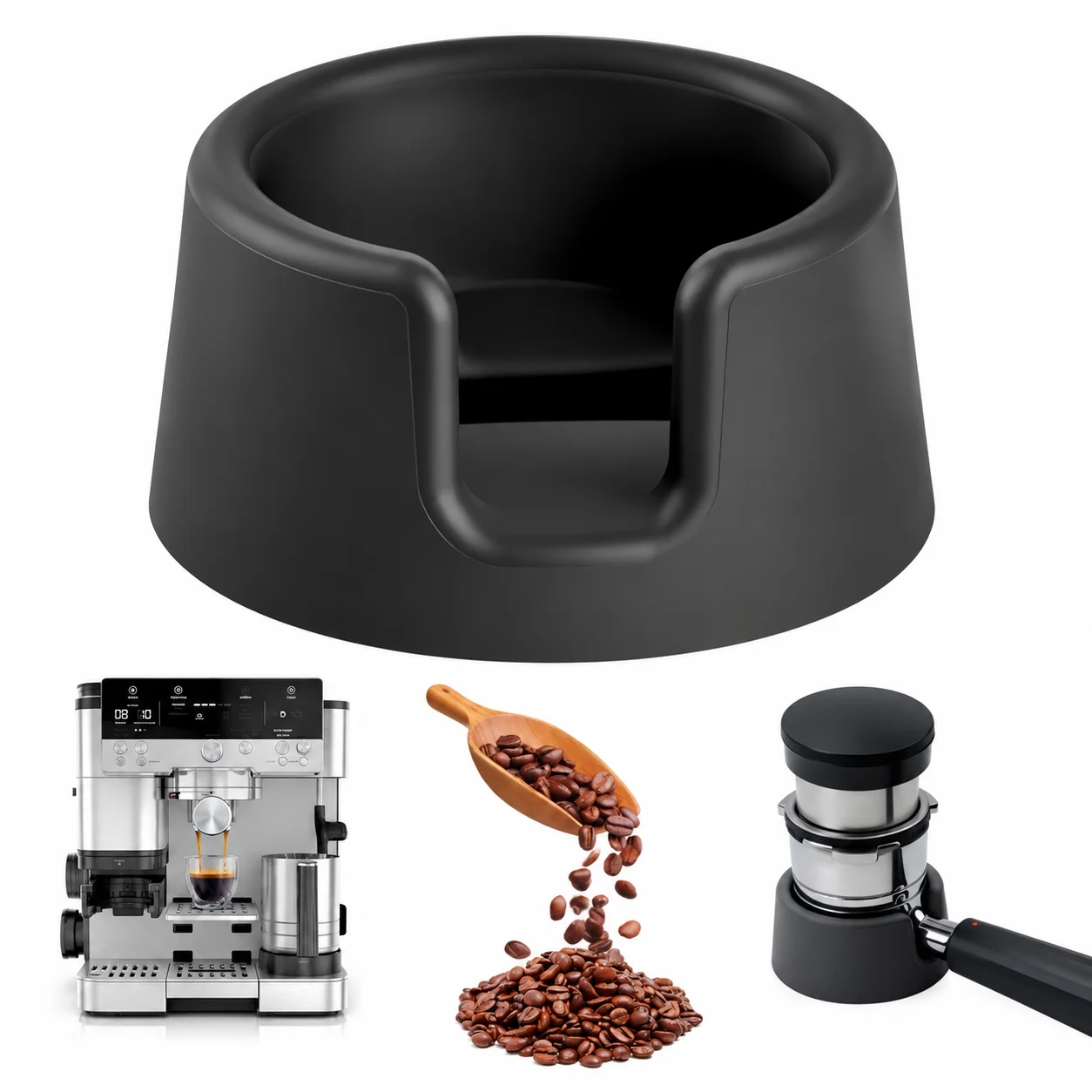 Coffee Tamping Base Compatible With Ninja Luxe Cafe ES601 ES701, Portafilter Holder  for  Ninja Espresso Machine
