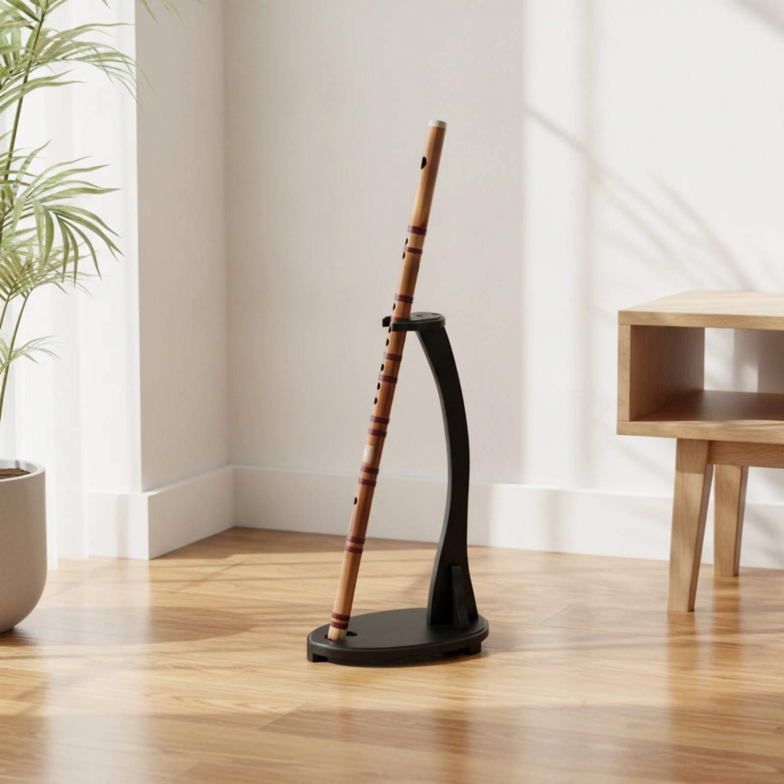 Erhus Stand Floor-Standing Dizi Stand Freestanding Instrument Holder for Instrumentalists, Music Room,Stage Flute Erhu Stand