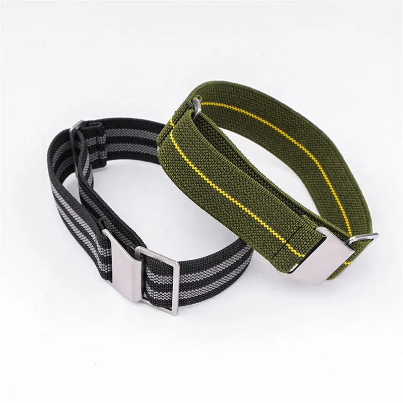 Parachute Elastic Nylon Strap 18/20/22/24mm Suitable for Tudor Ranger Princess Prince Series Outdoor Sports Watch Accessories