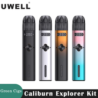 Original Uwell Caliburn Explorer Pod Kit Vape 32W 1000mAh Battery 4ml Cartridge Fit Caliburn G/G2 Coil Vaporizer E Cigarette