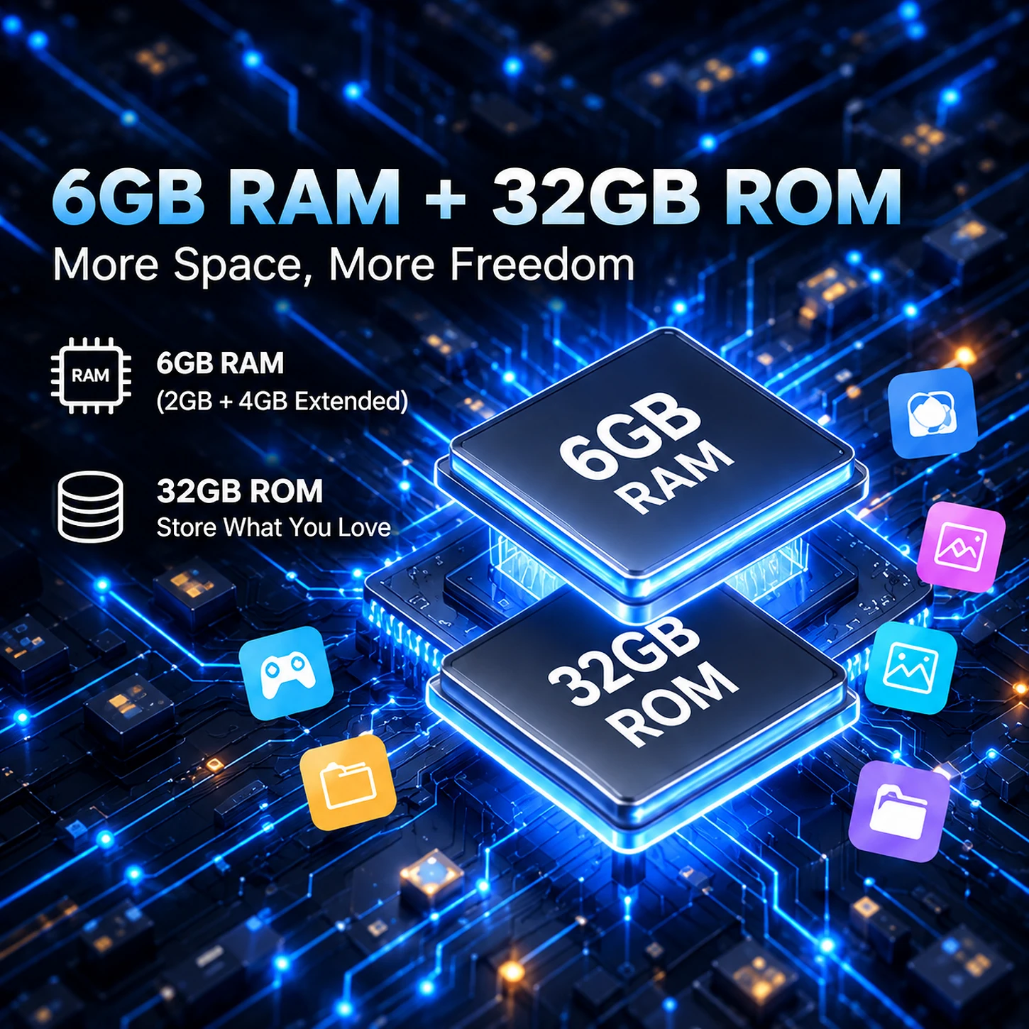 COLORROOM K10 10.1 Inch Android 13 Tablet 6GB RAM 32GB ROM 6000mAh HD IPS WiFi Bluetooth Dual Camera for Work Study Entertainmen