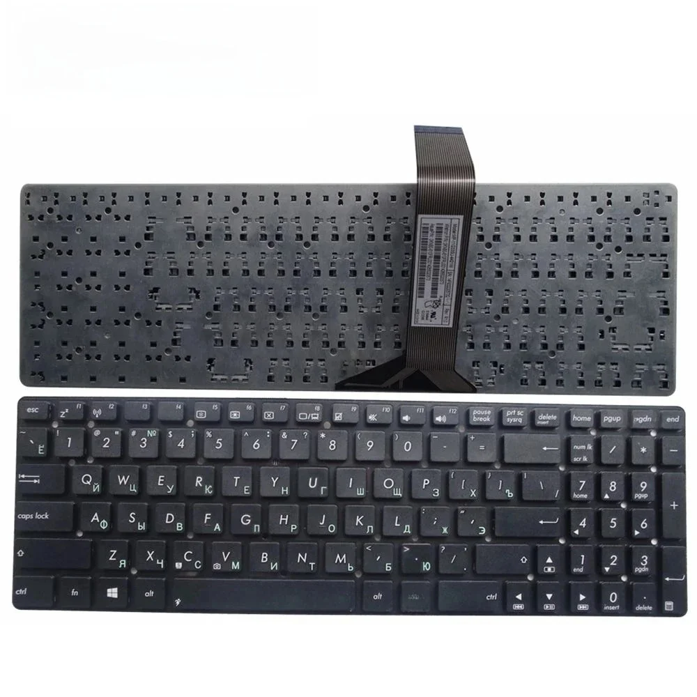 Rosyjska klawiatura do laptopów ASUS K55V K55 K55A K55VD K55VJ K55VM K55VS A55 A55V A55XI A55DE A55DR R500v R700V RU — zdjęcie 2