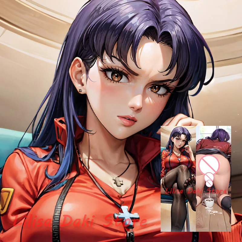 

Наволочка Dakimakura Misato Katsuragi Futa с аниме принтом Двусторонняя наволочка в подарок