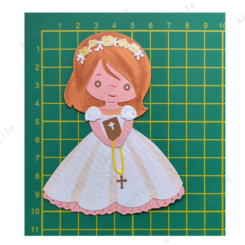 New Arrival Beautiful Cute Girl Metal Cutting Dies Beauty Stencils for Making Scrapbooking Album Paper Cards Embossing Die Cut