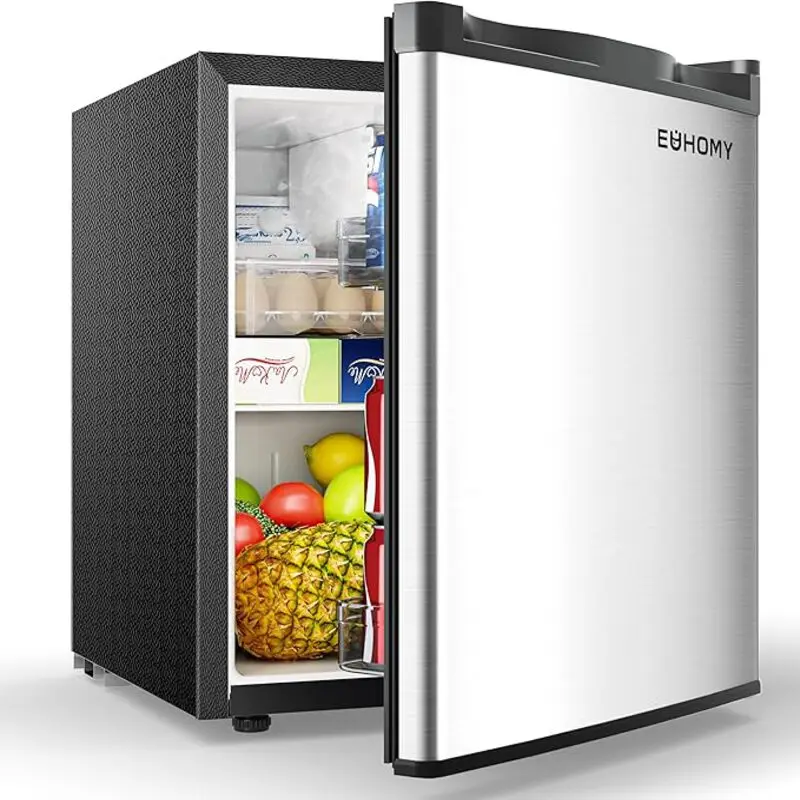 46L Minikoelkast & omkeerbare deur, energiezuinig voor slaapkamer/kantoor - afbeelding 2