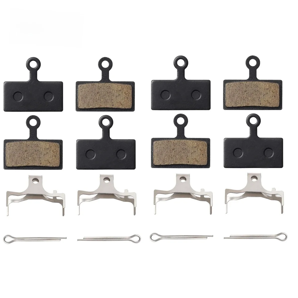 AliExpress 4pairs Resin Bike Brake Pads for Shimano XT XTR SLX Deore M8000 M6000 M666 M675 Alfine S700 Caliper G01S Replacment Brake pad