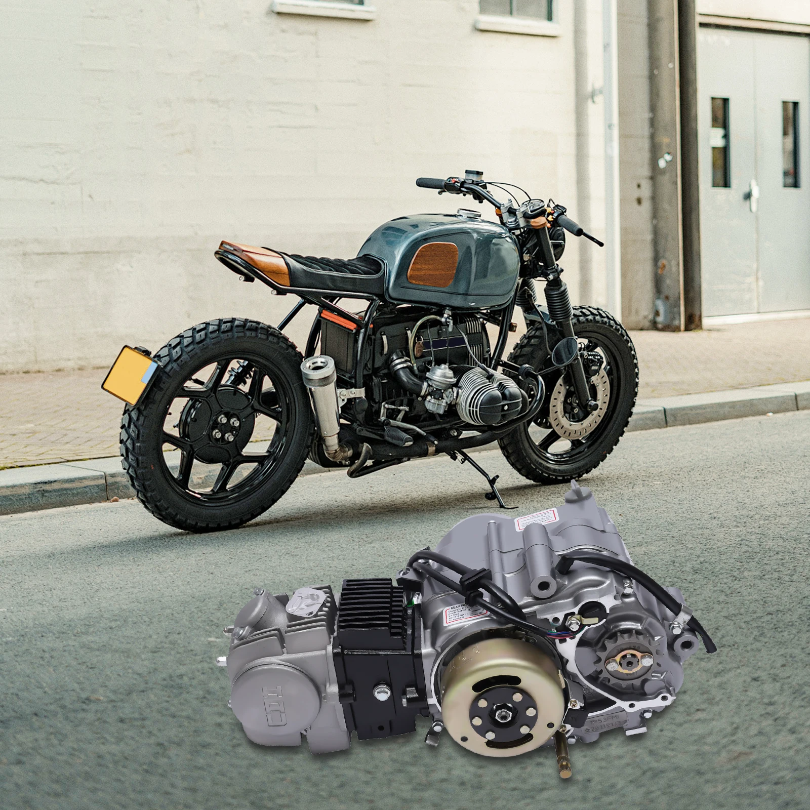 CRF50 125cc اسطوانة واحدة 4 السكتة الدماغية سحب بدء المحرك المحرك ل دراجة الجيب الترابية الصغيرة دراجة الطرق غير الممهدة رباعية Atv 900 مللي