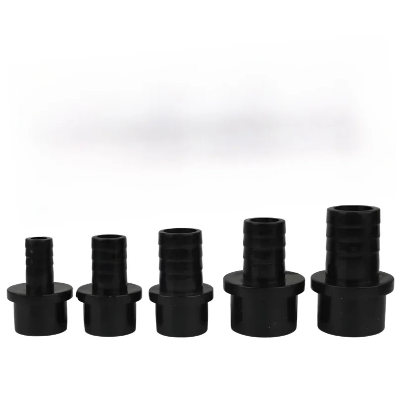Joints de tuyaux en PVC noir, 20/25/32mm à 8 10 12 16mm, raccord barbelé, raccords de tuyaux en PVC, 1 pièce