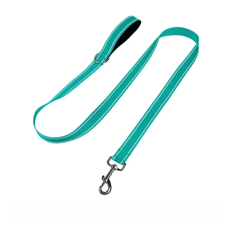 Collier harnais pour chiens et chats, sangle en plomb, réflexion nocturne, corde de remorquage pour animaux de compagnie, 1.2/1.5/1.8m, corde de protection, laisse d'entraînement à la marche pour