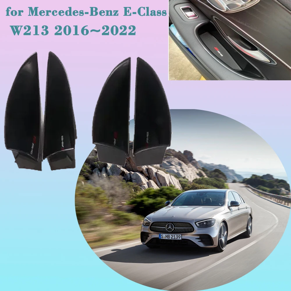

Storage Box for Mercedes-Benz E-Class W213 2016~2022 2017 2018 2019 Door Slot Sundries Packing Handle Organizer Car Accessories