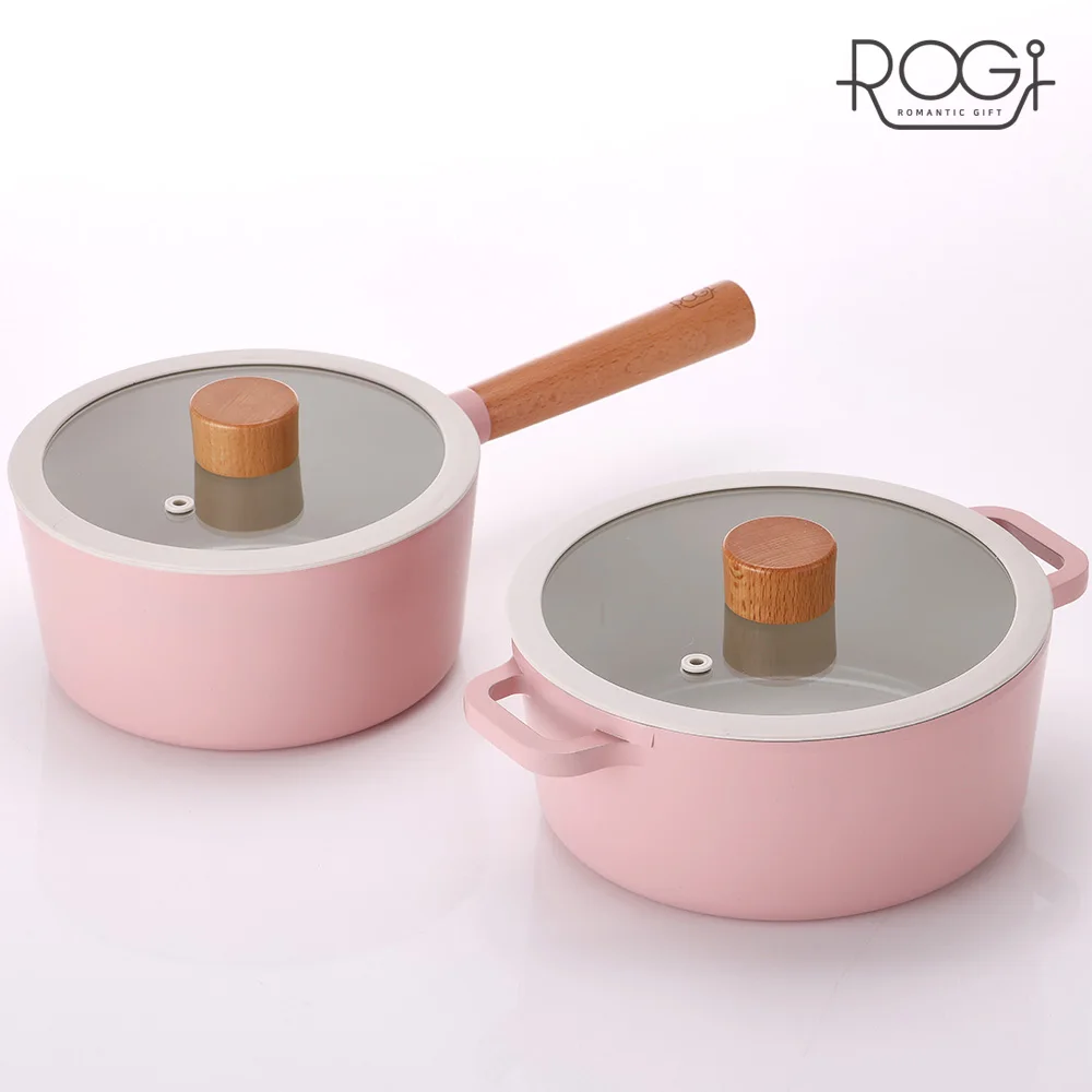 Rogi Colo IH 2-Piece Set B - Ramen, Stew, Noodles, Cooking Utensils