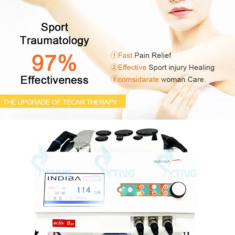 

Tecar Indiba Therapy CET RET RF Body Pain Relief Radio Frequency Skin Tightening Anti Wrinkle Weight Loss Slimming Machine