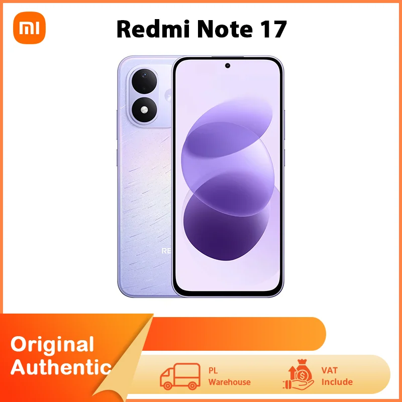 Smartphone Redmi Note 17 4G, batteria da 7700 mAh, display Amoled da 6,99", fotocamera posteriore grandangolare da 50 MP, telefono cellulare.