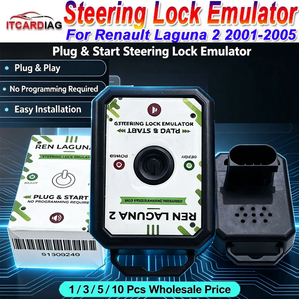 Lock Simulator For Renault Laguna 2 2001~ 2005 Steering Lock Emulator With Lock Sound Plug And Play No Need Programming