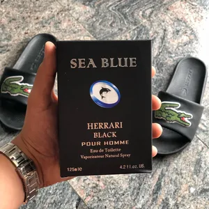 Herrari Black 100ml Men's Perfume Imported Sea Blue Military Camouflage 6 Main Sales Original Men's Perfumes Imported - №1