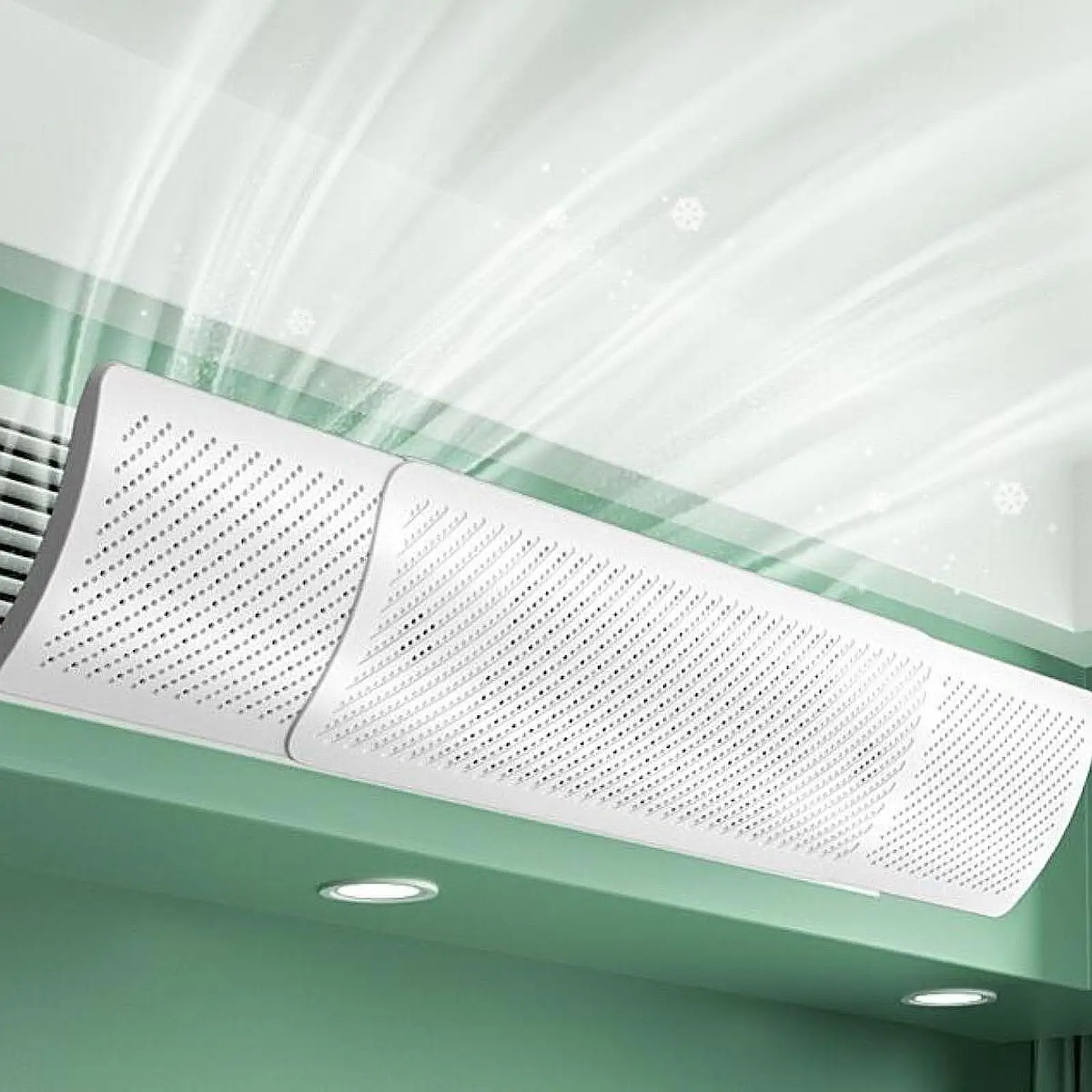 Air Conditioner Wind Deflector Wall-Mounted Air Conditioning Windshield Ventilation Vent Deflector Anti-Direct Blowing Outlet view 4