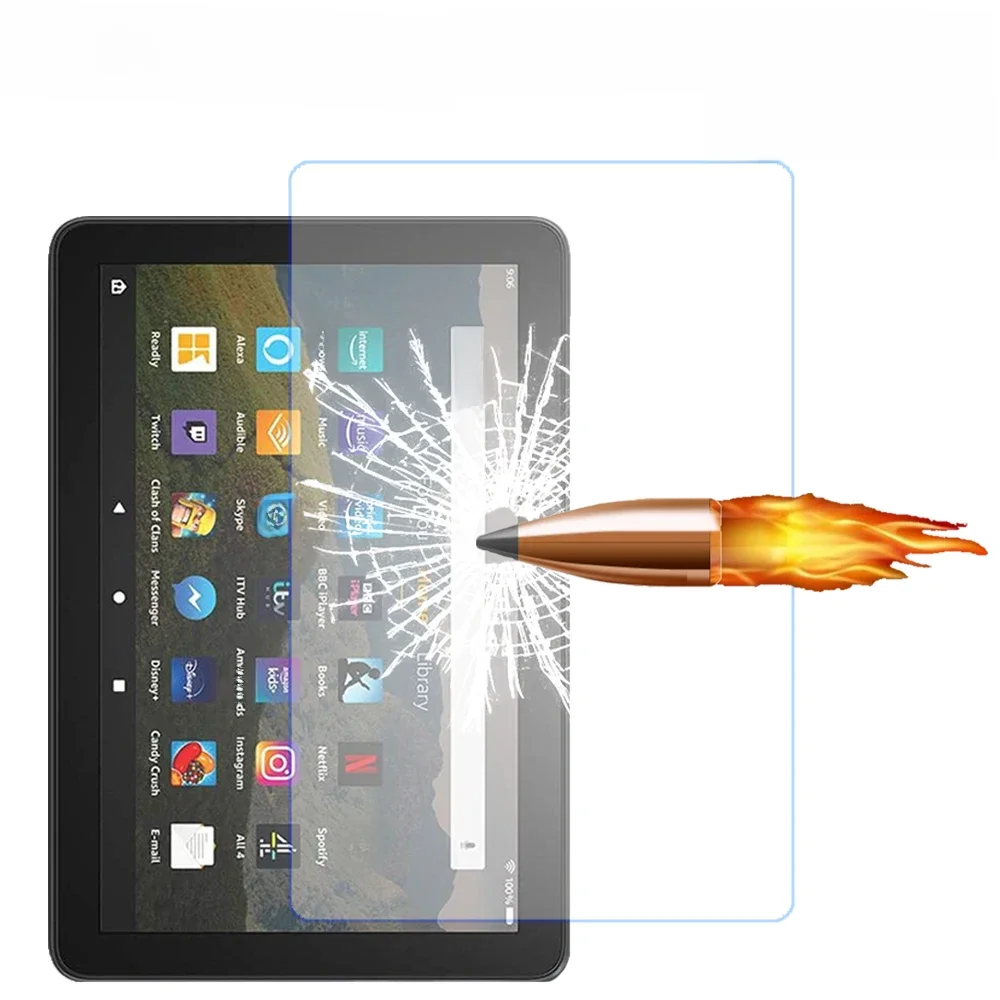 Szkło hartowane 9H na ekran do Amazon Fire HD 8 2022 8.0 cali 12. generacji, folia ochronna z hartowanego szkła. — zdjęcie 2