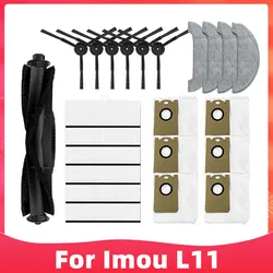 Brosse latérale principale et filtre vadrouille, compatible avec Imou L11 Pro, Honiture Q6 Pro, Laresar L6 Pro, Airrobo T10 +, Arnagar S8 Pro, pièces