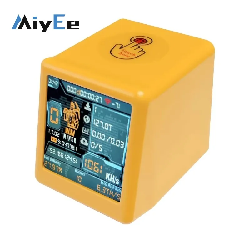 

Nerdminer V2 NM Интеллектуальное телевидение ESP32 BTC SOLO Лотерейный майнер Поддержка умных настольных часов