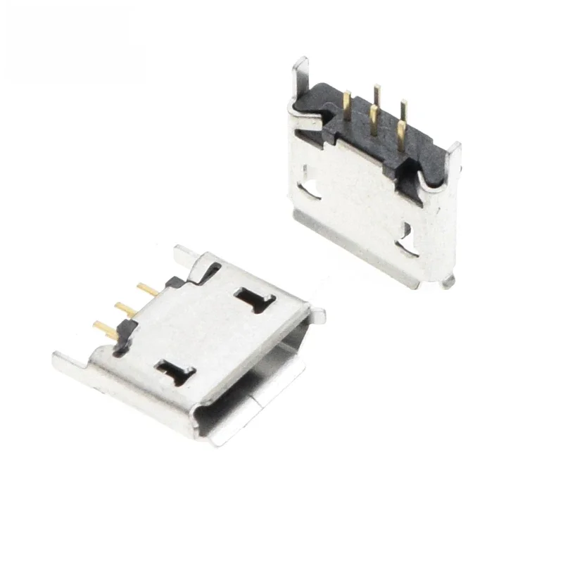 10 sztuk Pionowe MICRO Mini USB 5-pinowe żeńskie siedzisko 180 stopni Jack 5P Bezpośrednie wtyczki USB Złącze Port ładowania Skarpety Wtyczka zasilania — zdjęcie 2