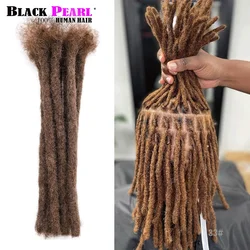 Extensiones de rastas de cabello humano 1B/rojo, extensiones de rastas de cabello humano Loc, extensiones de rastas de cabello humano 100% liso y rizado