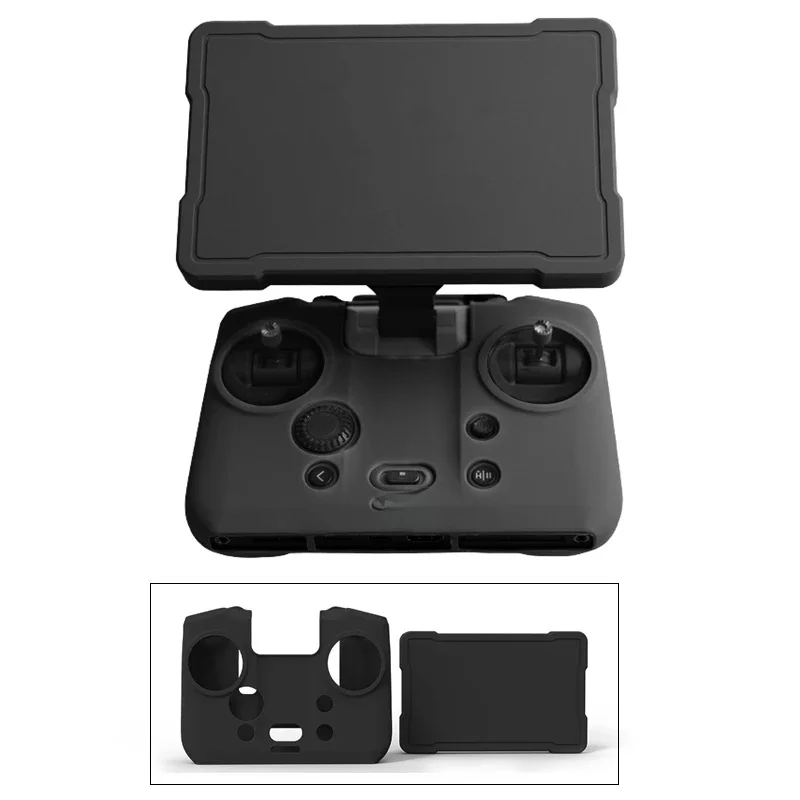 2w1 dla DJI RC PRO 2 pilot silikonowy pokrowiec osłona ekranu pokrywa ochronna antykolizyjna Mavic 4pro akcesoria do dronów — zdjęcie produktu 7