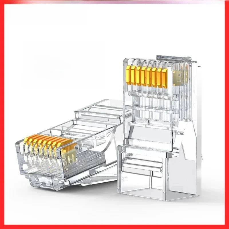 UGREEN złącze RJ45 kabel Ethernet złącze Cat6 50pcs-300pcs kabel Ethernet złącza zaciskane wtyczka sieciowa UTP dla sieci — zdjęcie produktu 7
