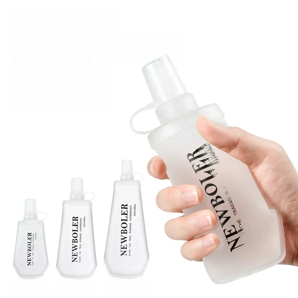 AliExpress NONE NEWBOLER TPU Soft Bottles Foldable Silicone Water raveling Running Cycling Marathon Outdoor Sport Water Bottle BPA Free Light