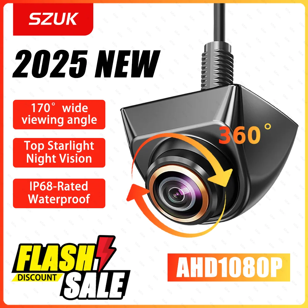 

Car Rear View Camera CVBS AHD 1080P Full HD Reversing Rear Camera 170° Wide Angle Night Vision Fisheye Len Car Reversing Camera