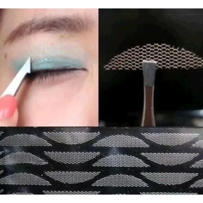 Autocollants de barrage en maille invisible, 24 paires, ruban adhésif pour les grands yeux, outil de maquillage pour les yeux