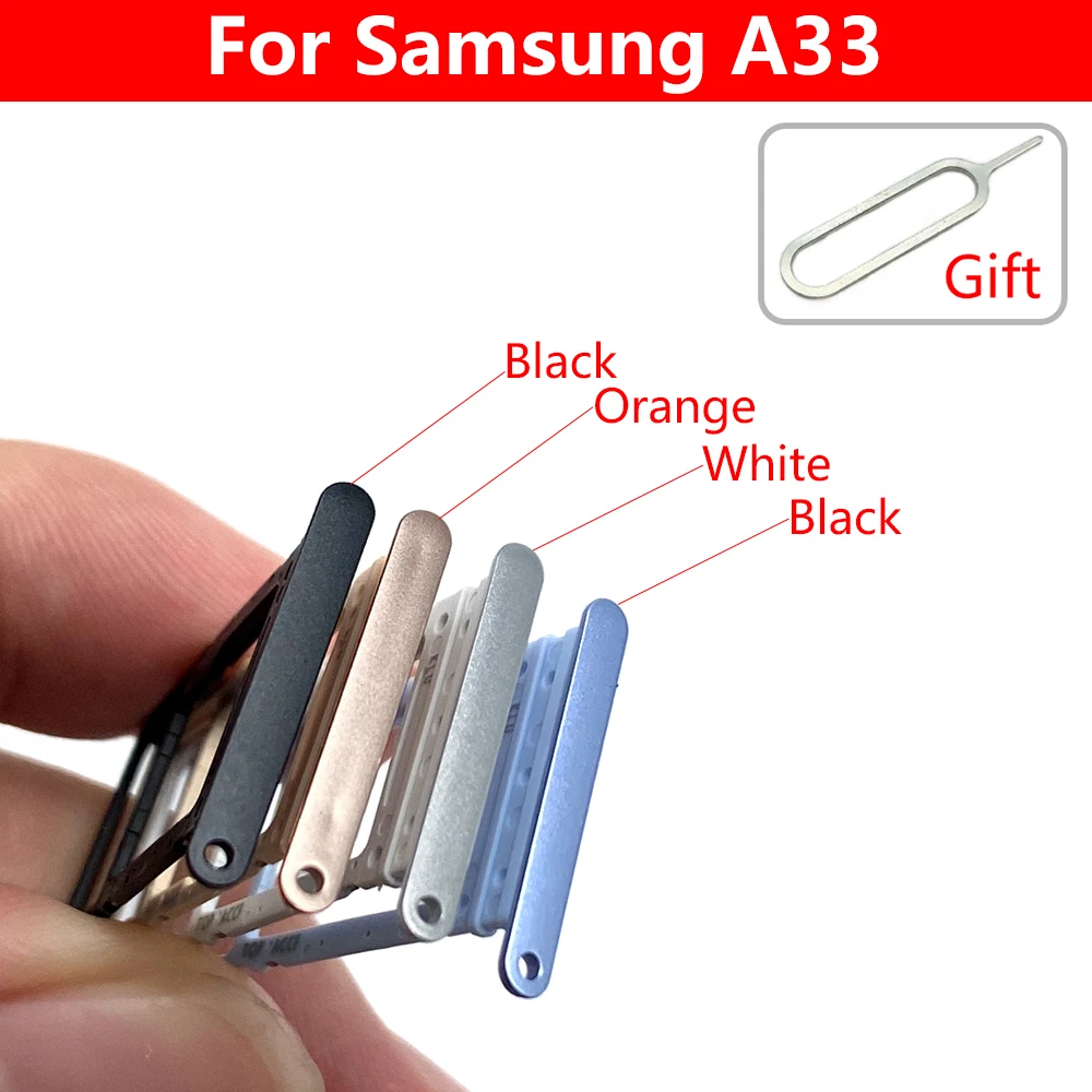 New For Samsung A23 A33 A53 A73 5G Dual Sim Card slot tray Holder Repair Parts