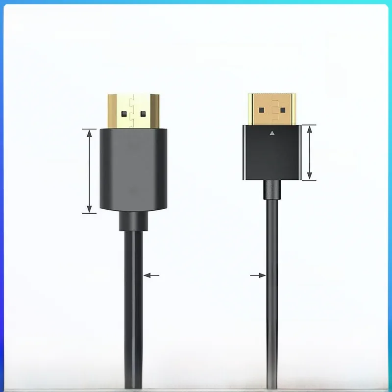 Kabel SmallRig Ultra cienki 55cm (A do A) 4K do kabla lustrzanka cyfrowa/monitora/bezprzewodowy nadajnik wideo i odbiornika, zmodernizowany-2957B — zdjęcie produktu 4