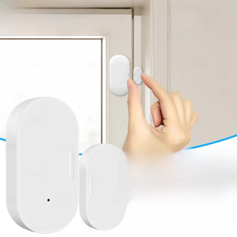 Ewelink Zigbee Türsensor, kabelloser magnetischer Fenster-Alarmdetektor, offen, geschlossen, funktioniert mit Zigbee2MQTT, Alexa Google Need Gateway