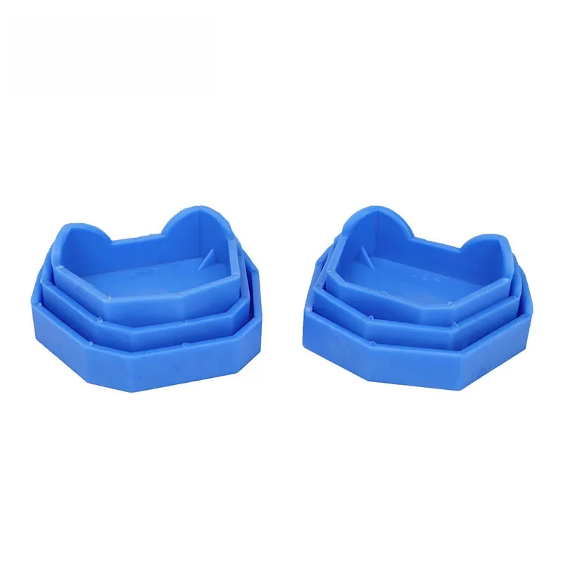 Ensemble de base de modèle dentaire, moule de laboratoire dentaire, base de plâtre, empreinte de prothèse dentaire, outils d'escalade et de dentiste, 6 pièces par ensemble