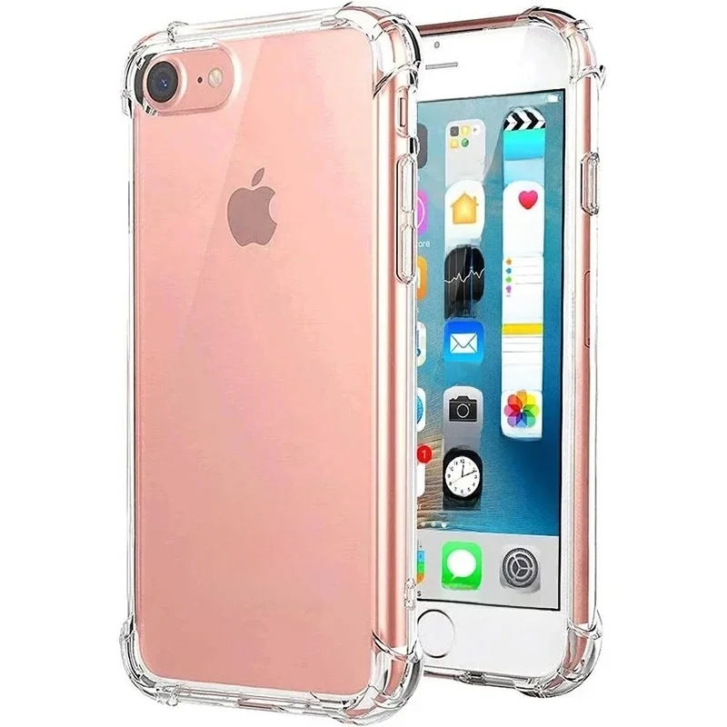 Nouveau étui souple Transparent antichoc en TPU pour iPhone16E SE 2022 SE 2020 2016 7 8 6 5 5S SE SE2 SE3 coque arrière
