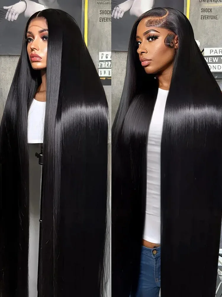 

Mossily 250 Density 13x6 Transparent HD Human Hair Wigs 30 40 Inch Bone Straight 13x4 Lace Front Brazilian Lace Frontal Wig Remy