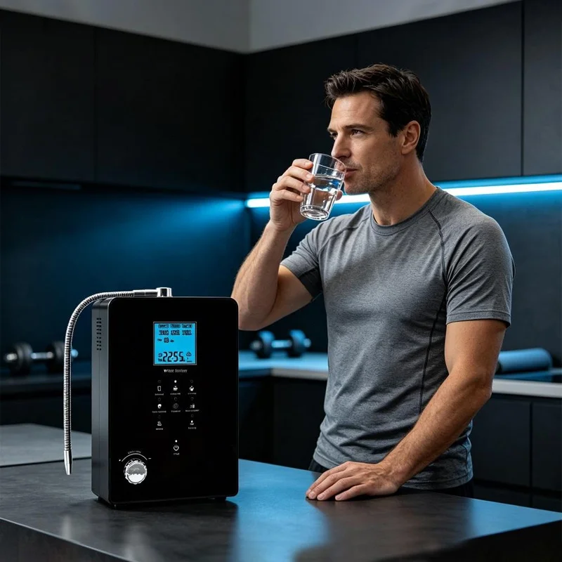 Countertop Alkaline & Acidic Water Ionizer Machine 6 pH Modes Coffee Tea Cooking Skincare Kangen Hydrogen Generator Device